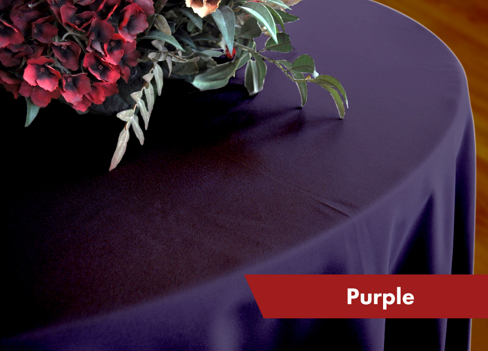 Dark Purple Linen